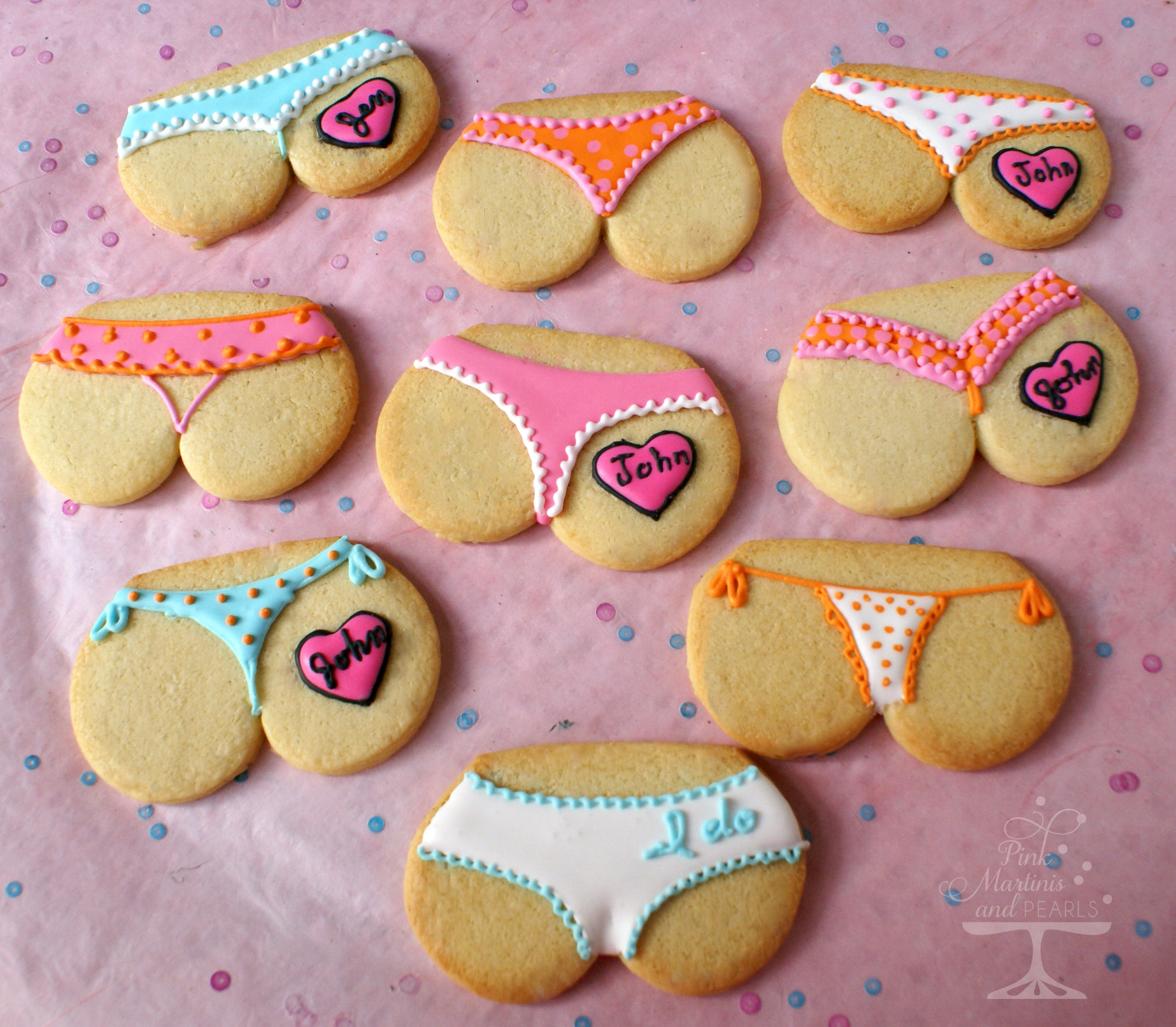 Made some lingerie cookies for a bridal shower. : r/pics